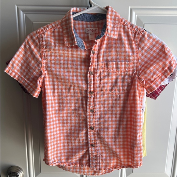 U.S. Polo Assn. Kids Button Down Shirts - Red, Yellow, Orange, White - Picture 8 of 11